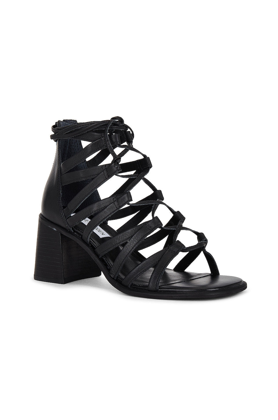 Steve Madden Cherri Sandals in Black Leather