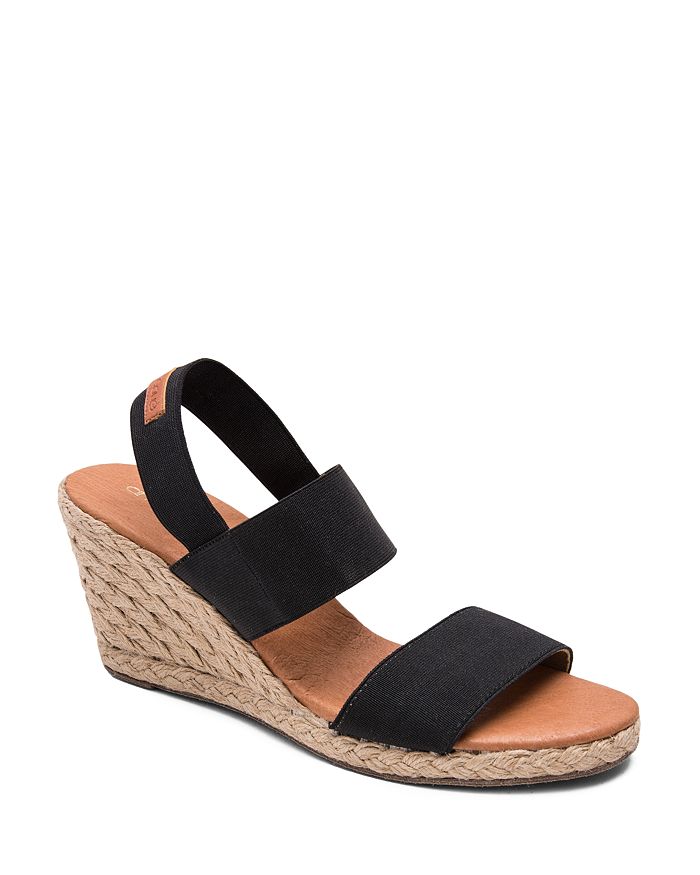 Allison Strappy Espadrille Andre Assous Women's Wedge Sandals