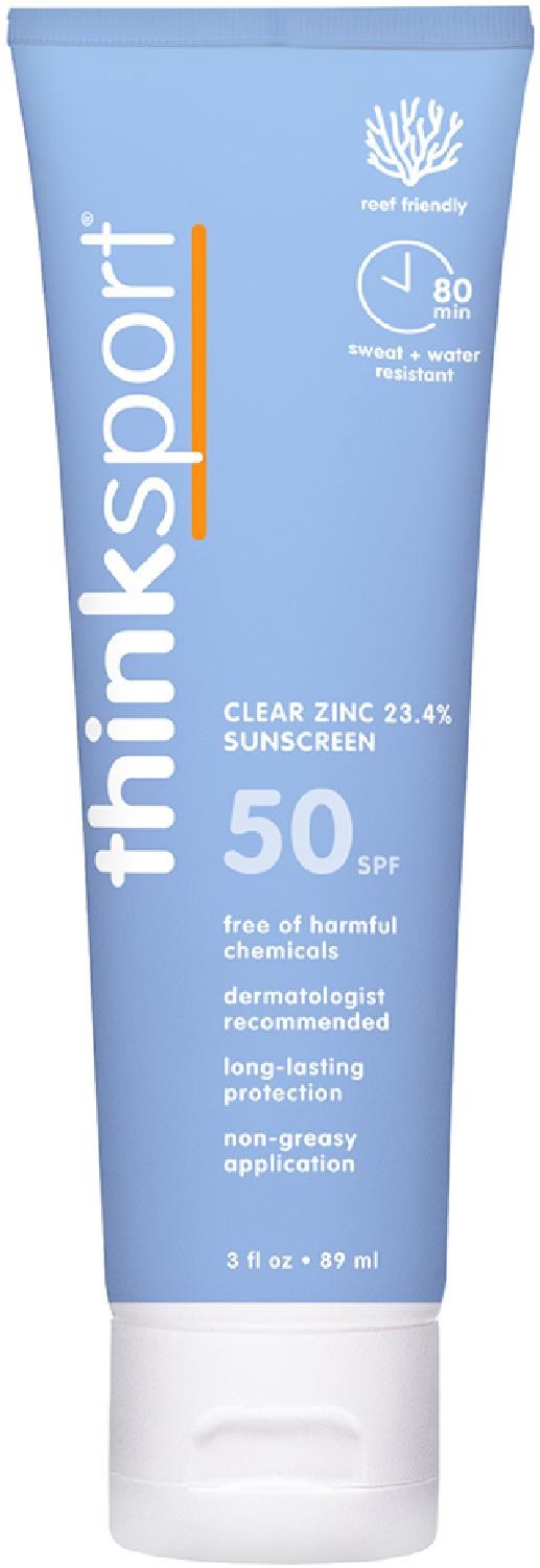 Thinksport Zinc Clear Sunscreen SPF 50