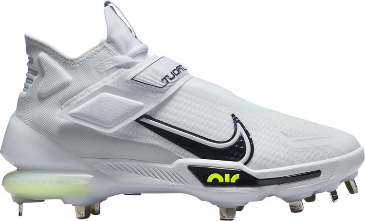 Nike Force Zoom Trout 8 Elite 'White Black Volt' Boots, White