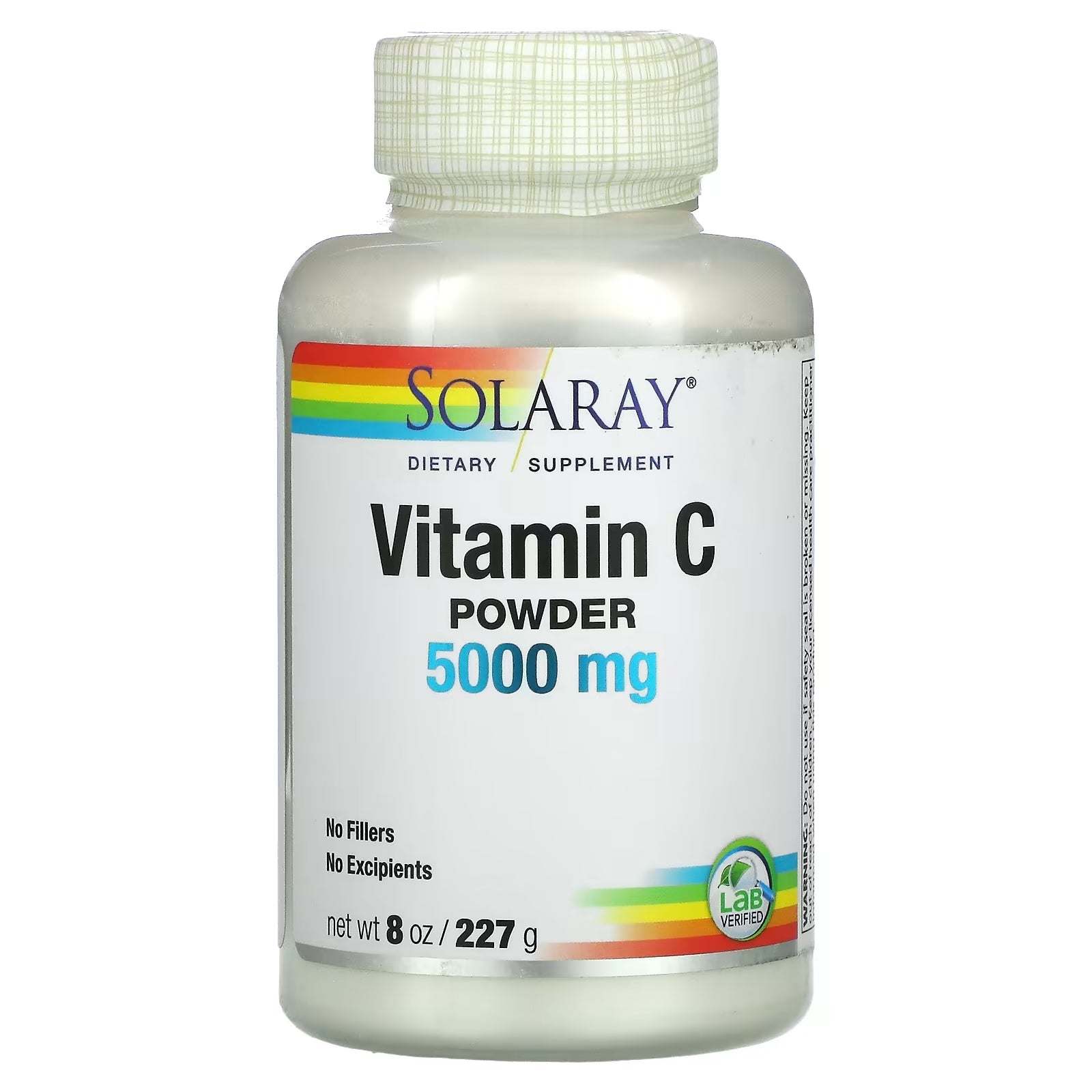 Solaray Vitamin C powder 5000 mg, 227 g