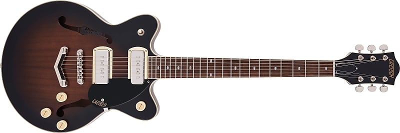 Electric guitar Gretsch G2655-P90 Streamliner Center Block Jr.  Double-Cut P90 - Brownstone G2655-P90 Streamliner Center Block Jr.  Double-Cut P90 Electric Guitar