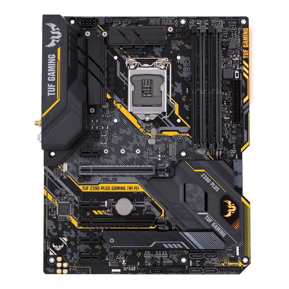 ASUS TUF Z390-Plus Gaming motherboard, LGA1151, DDR4, Wi-Fi