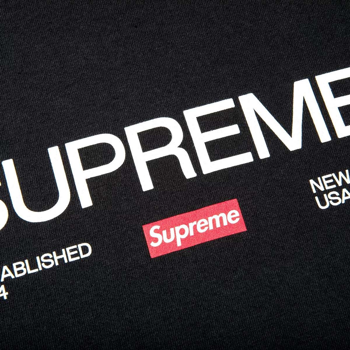 T-shirt Supreme Est. 1994, black