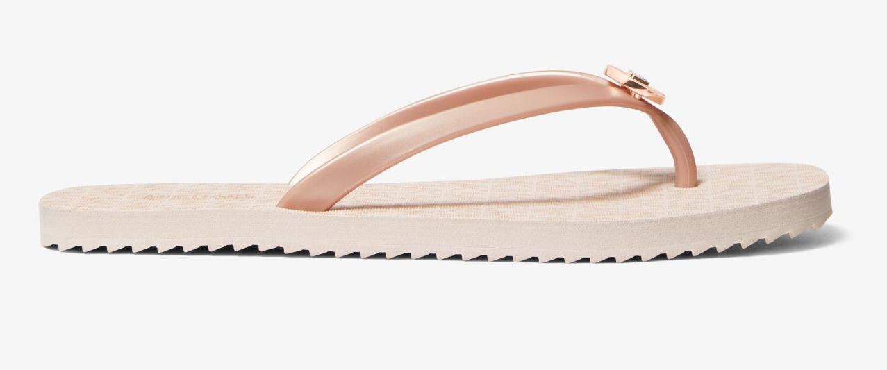 Michael Michael Kors Jinx Logo Slides, Light Pink