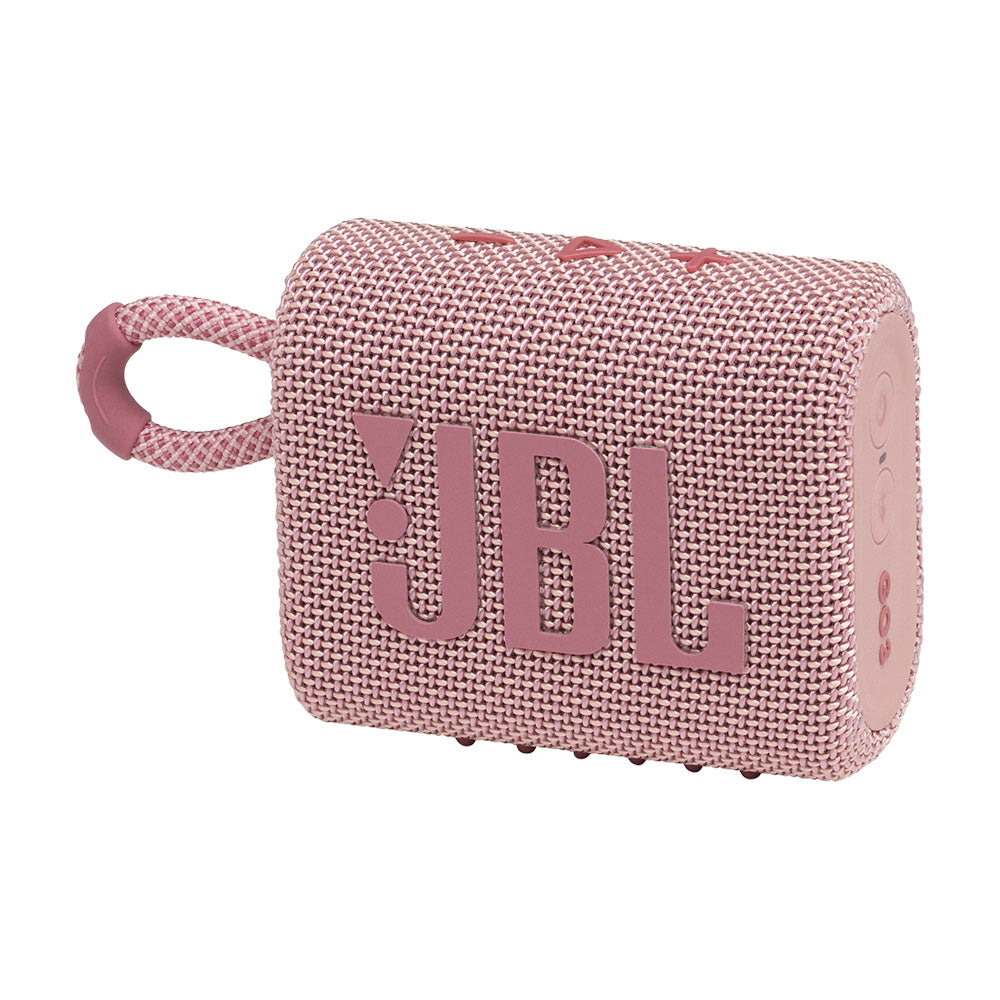 JBL Go 3 portable speaker system, pink