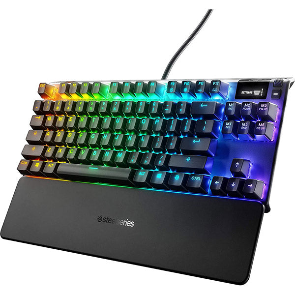 Wired gaming keyboard SteelSeries Apex 7 TKL, Brown Switch, black