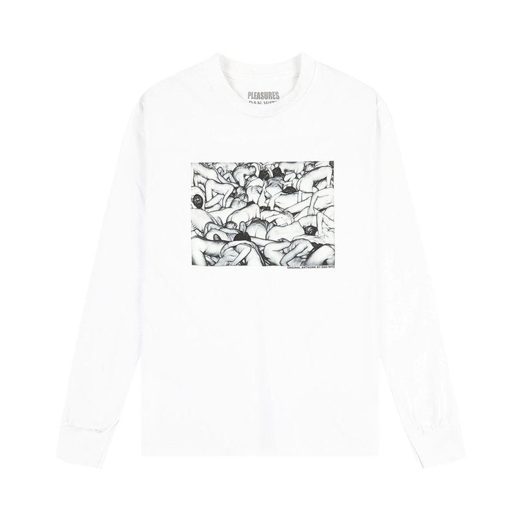 Pleasures Orgy Long-Sleeve T-Shirt 'White', White