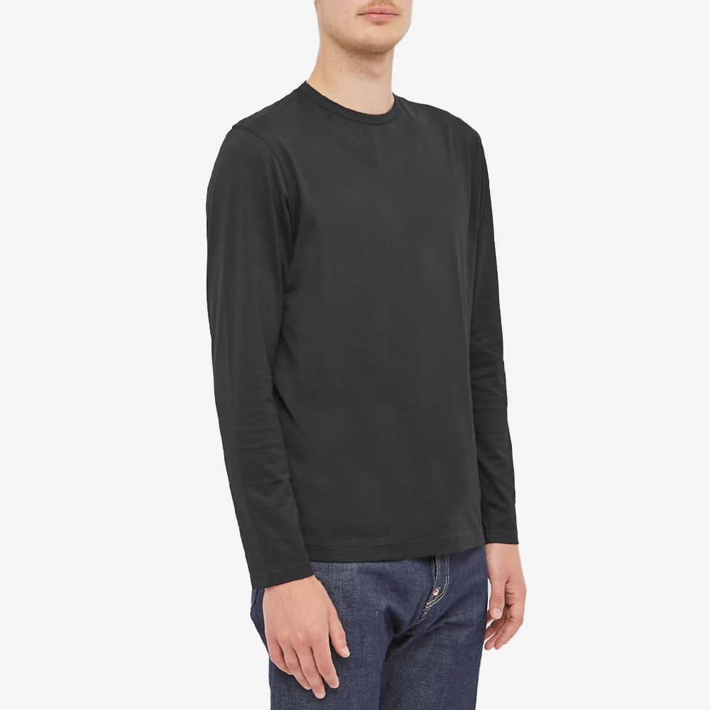 Sunspel Long Sleeve Crew Neck Tee