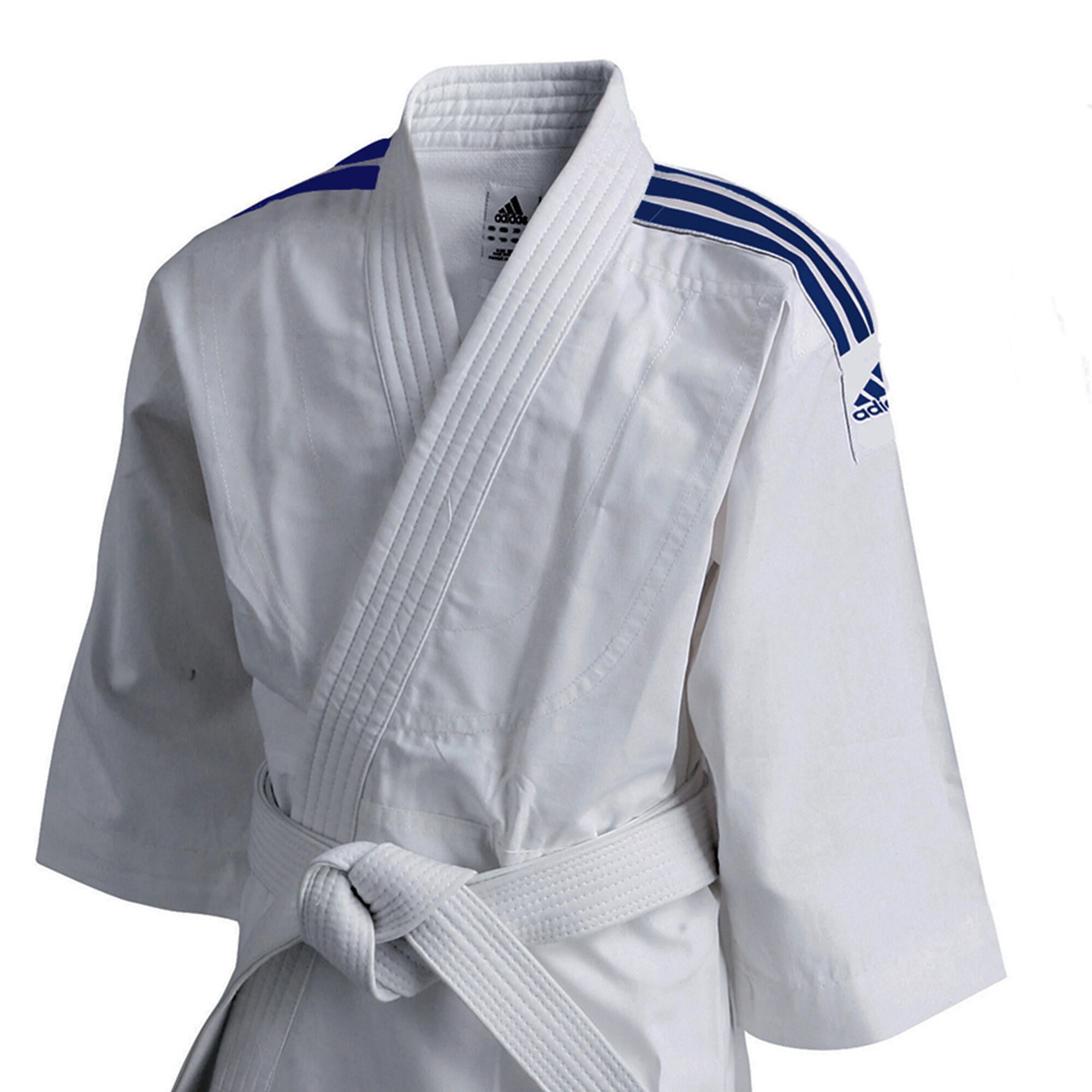 Children's judo uniform J200E growing (without belt), Adidas