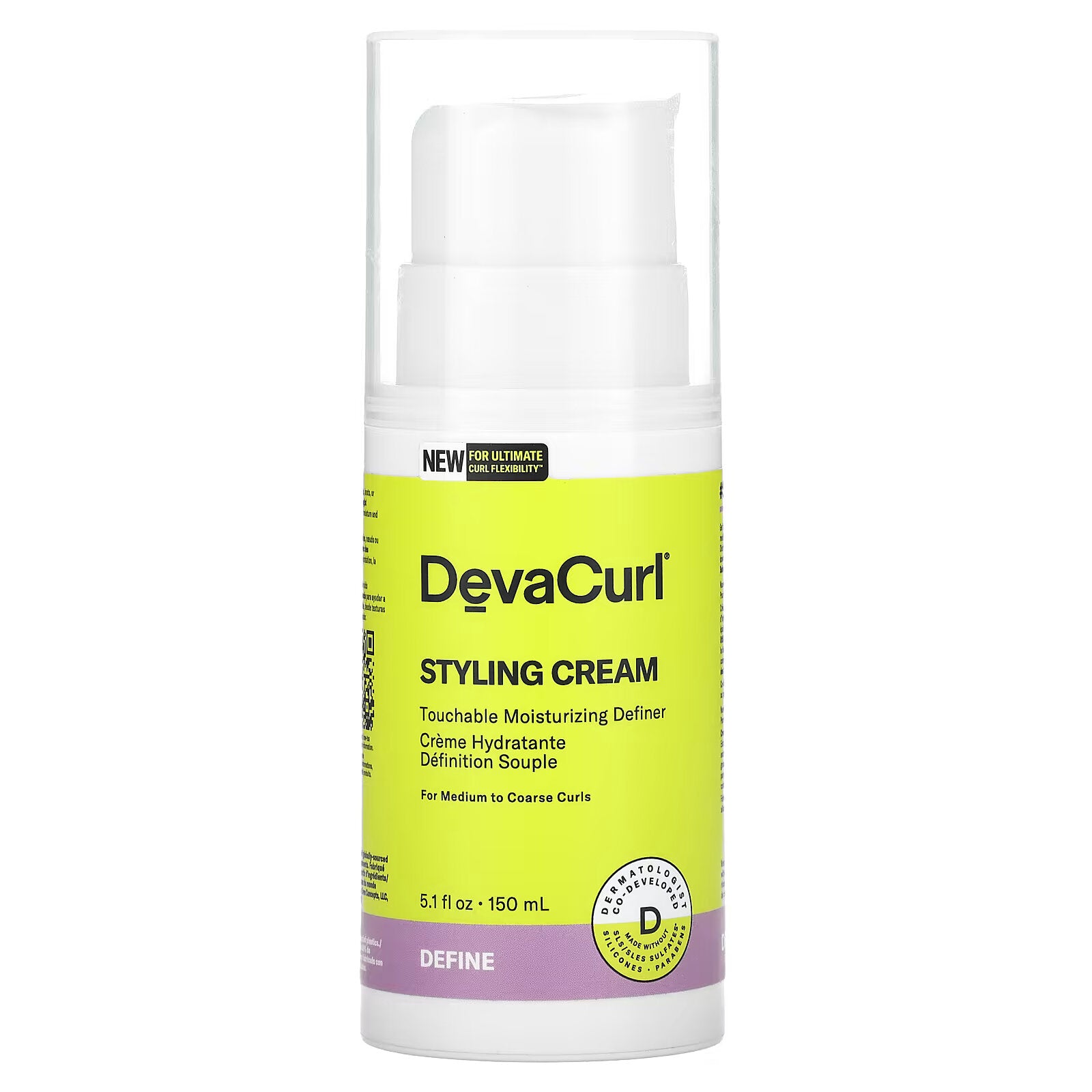 DevaCurl, Styling Cream, Moisturizing Touch Cream, 5.1 fl oz (150 ml)