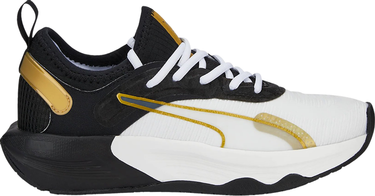 Sneakers Puma Wmns PWR XX Nitro White Black Gold, white