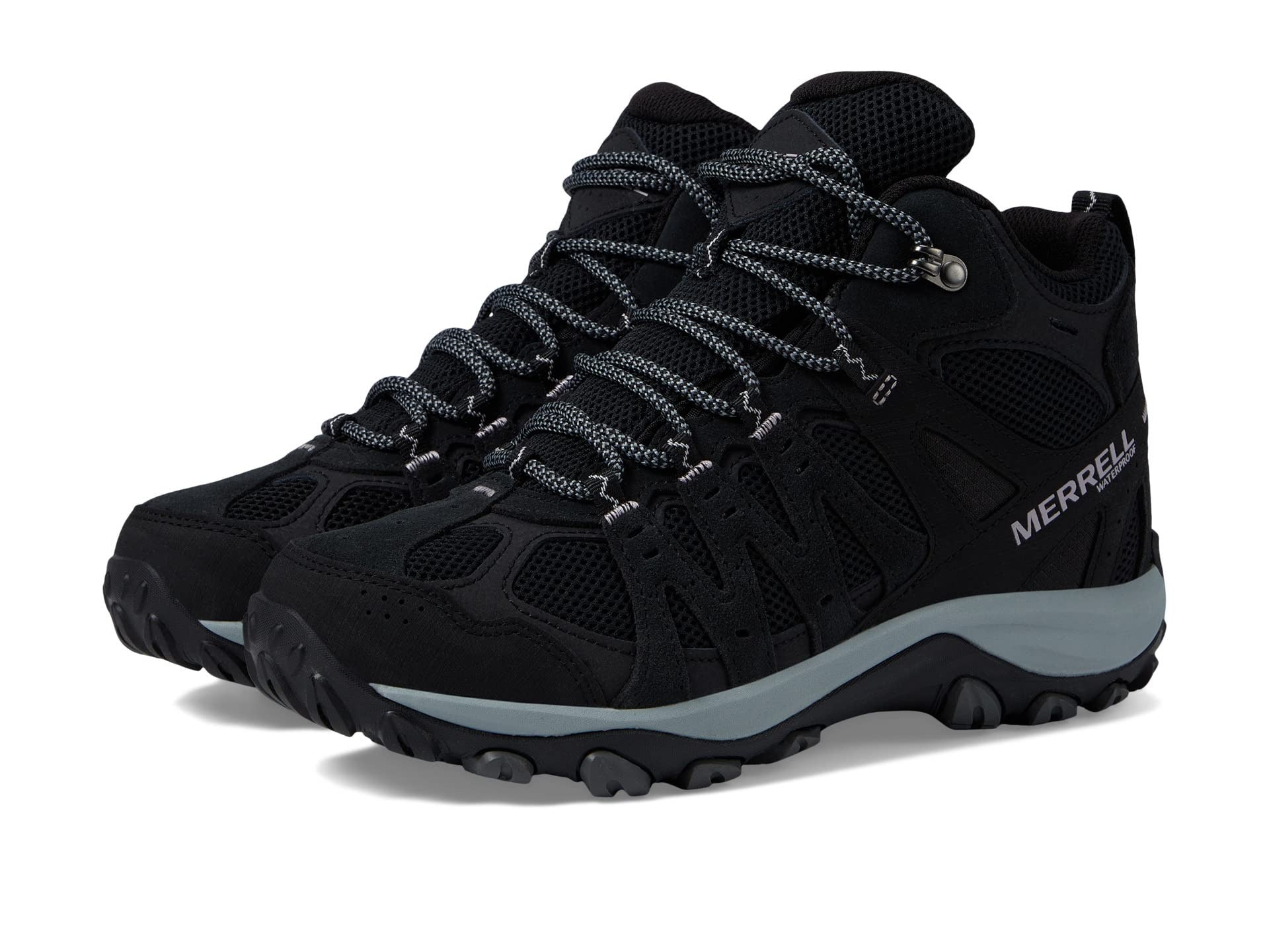 حذاء Merrell Accentor 3 Mid Wp للمشي لمسافات طويلة، أسود