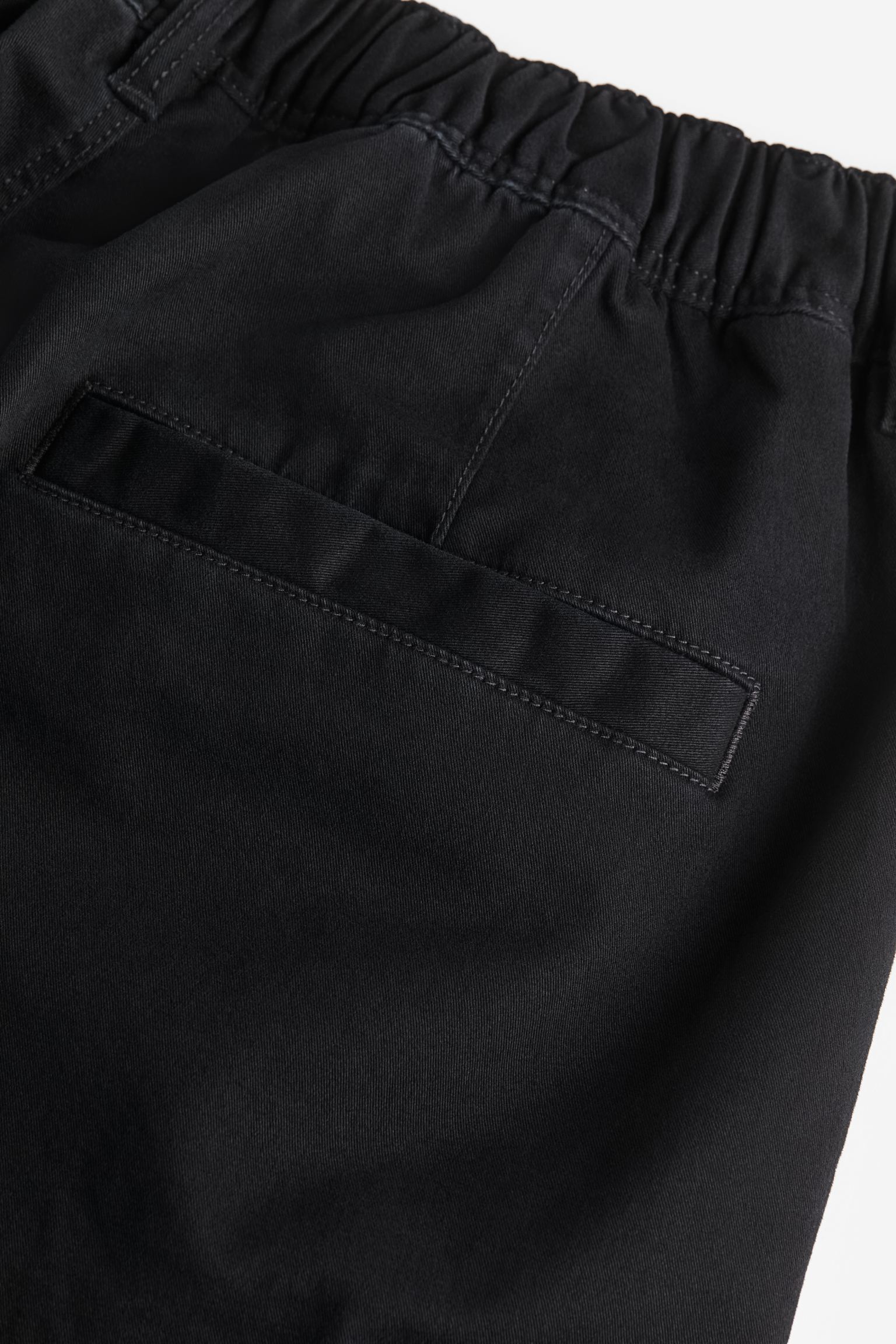 H&M Regular Fit Cargo Pants, black