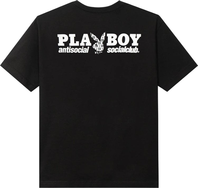 Anti Social Social Club x Playboy Checkered Tee 'Black'