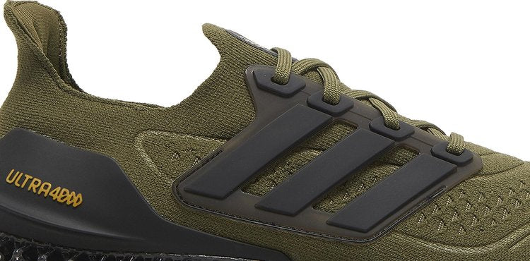 حذاء رياضي Adidas Ultra 4DFWD 'Focus Olive' باللون الأخضر