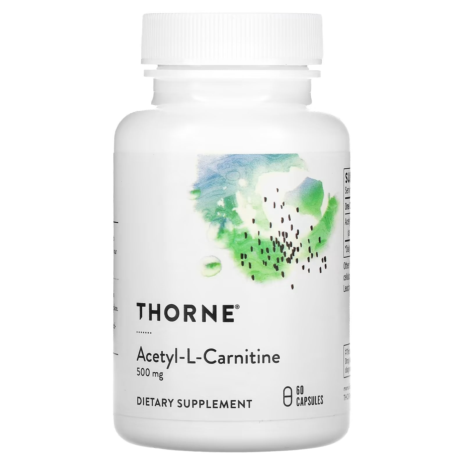 Thorne Research Carnityl Acetyl-L-Carnitine, 60 Capsules