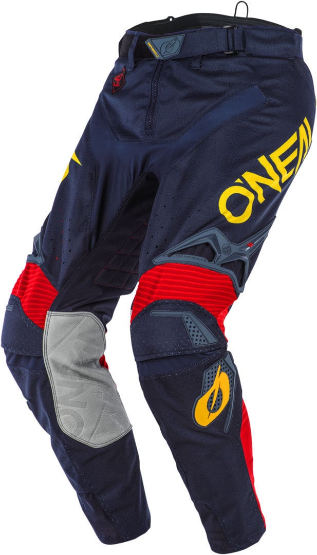 Oneal Hardwear Reflexx Motocross Pants, Blue/Yellow