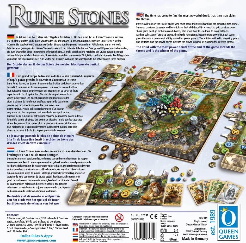 لعبة الطاولة Queen Games Rune Stones