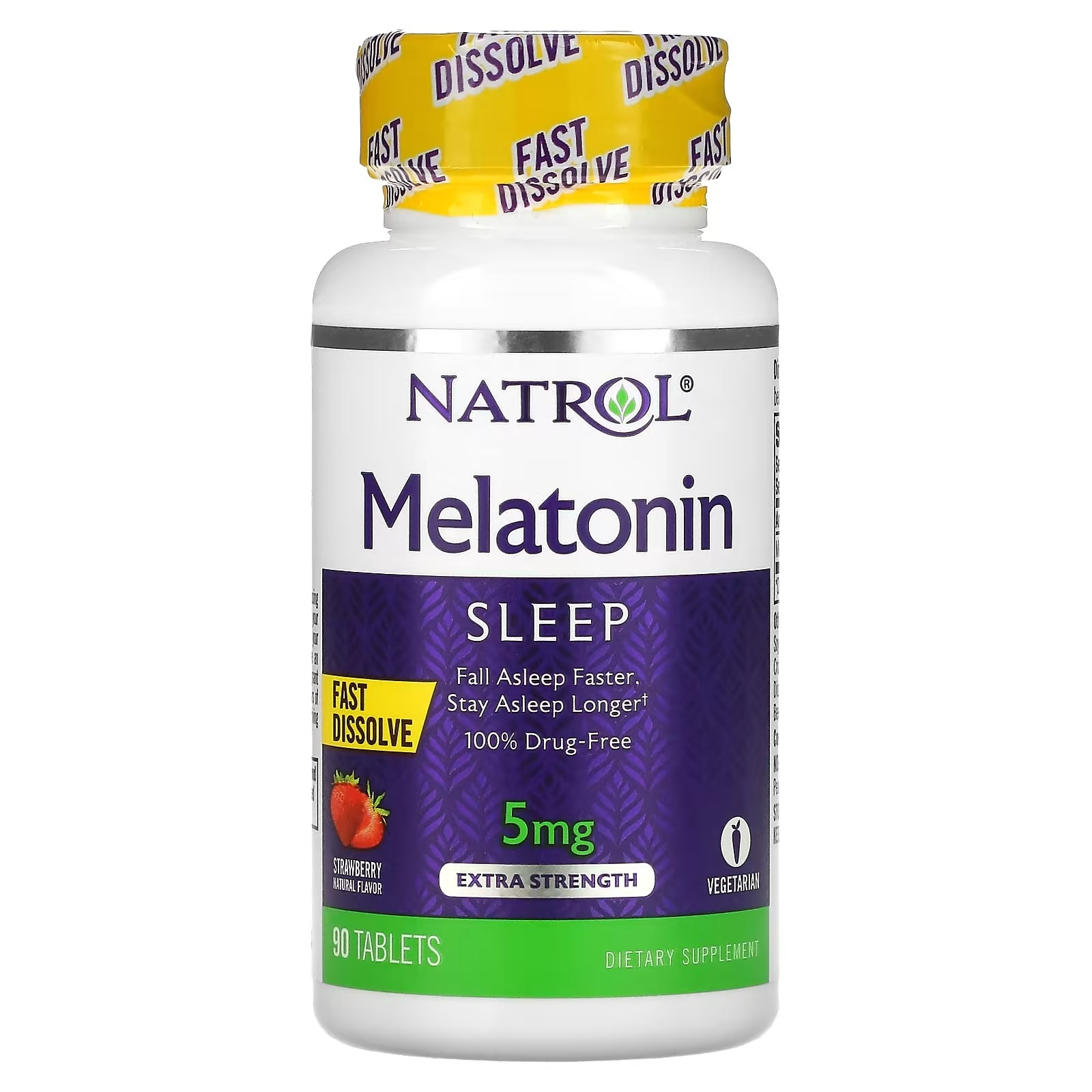 Melatonin Instant Natrol, Strawberry, 90 Tablets