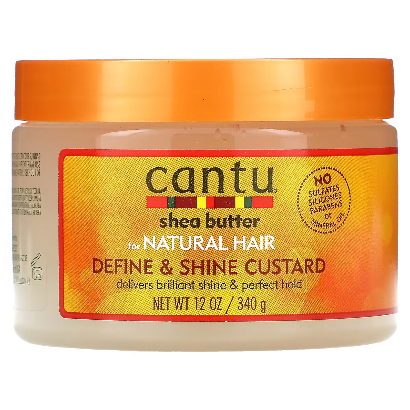 Cantu , Shea butter for natural hair Shine & Shine Custard, 12 oz (340 g)