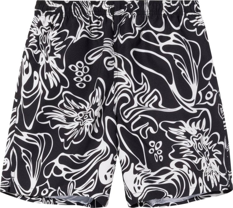 Stussy Wavy Hawaiian Water Short 'Black'