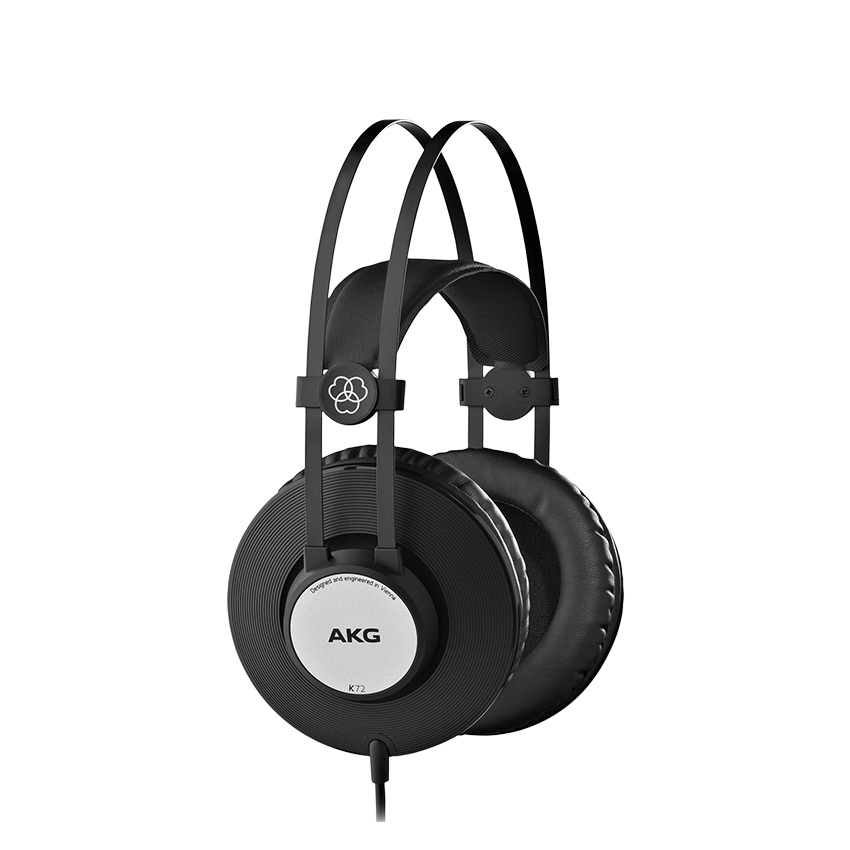 سماعات رأس AKG K72، باللون الأسود