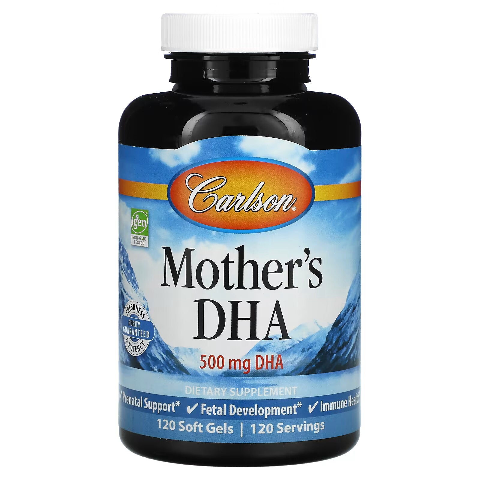 Carlson, Nursing DHA, 500 mg, 120 Softgels