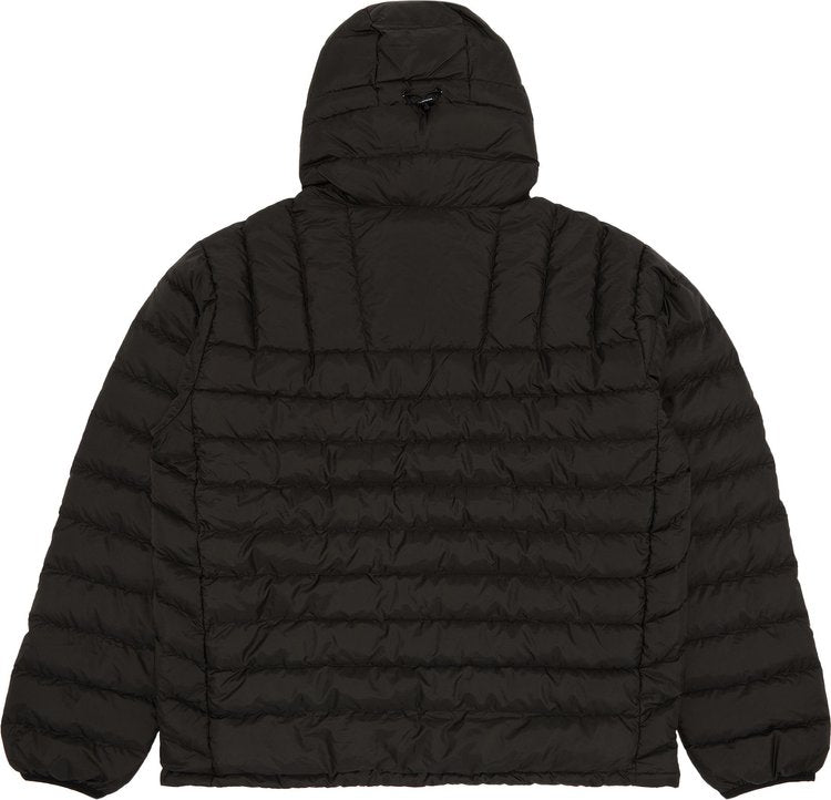 Supreme Micro Down Half Zip Hooded Pullover 'Black', black