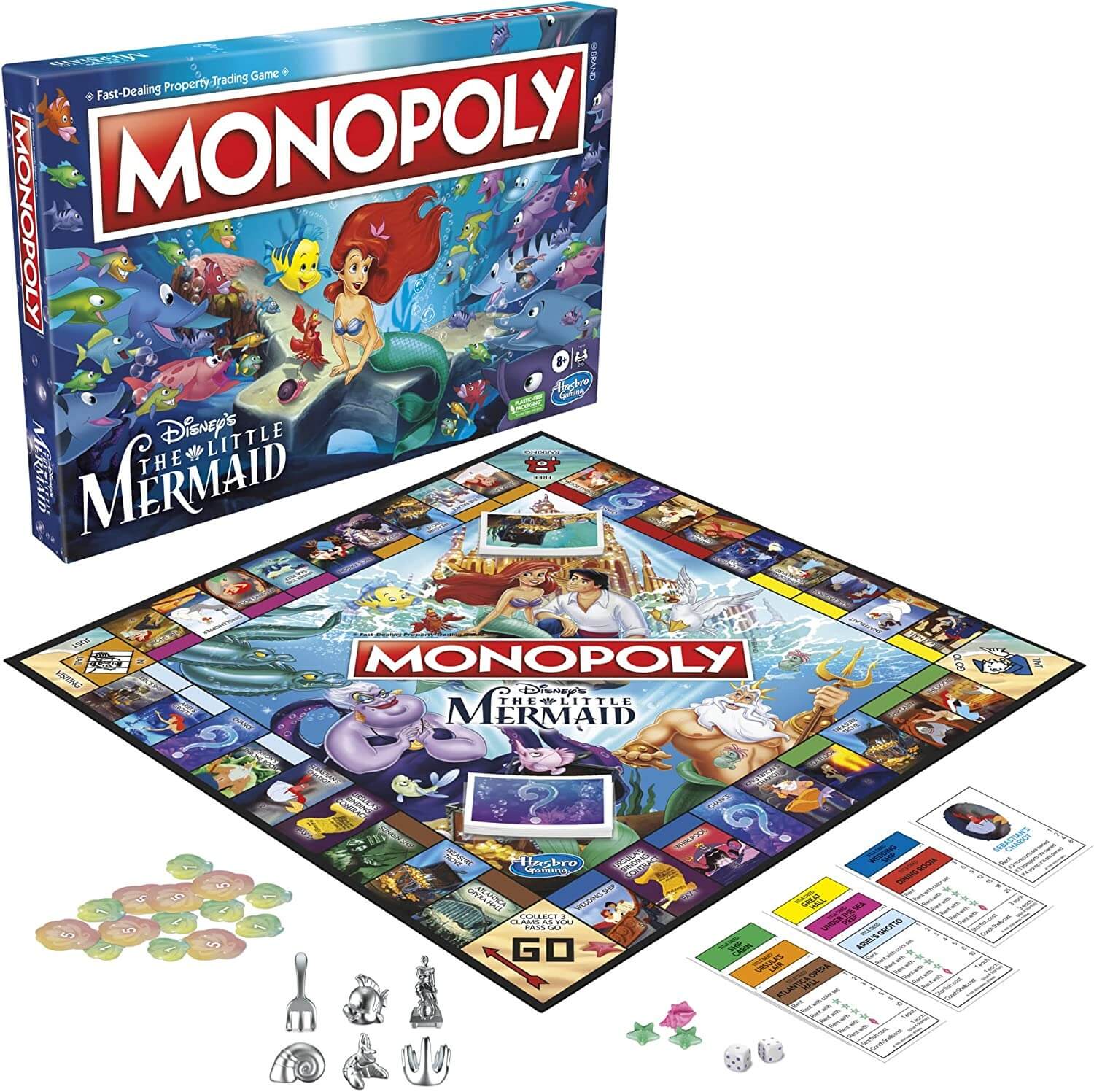 Board game Hasbro Gaming Monopoly: Disney's The Little Mermaid Edition