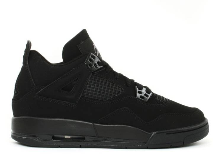 Sneakers AIR JORDAN 4 RETRO GS 'BLACK CAT' 2006, black