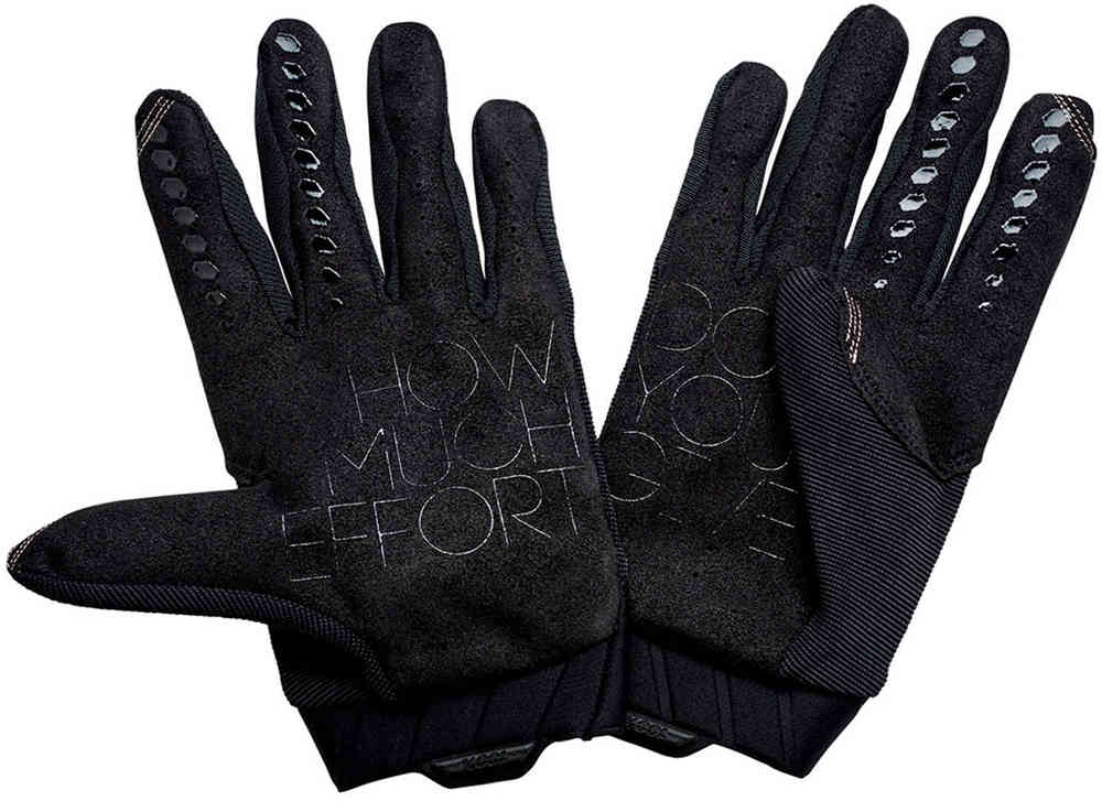 100% Geomatic Cycling Gloves, Black