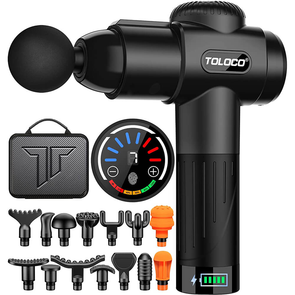 Percussion massager Toloco EM26 Handheld Deep Tissue, black