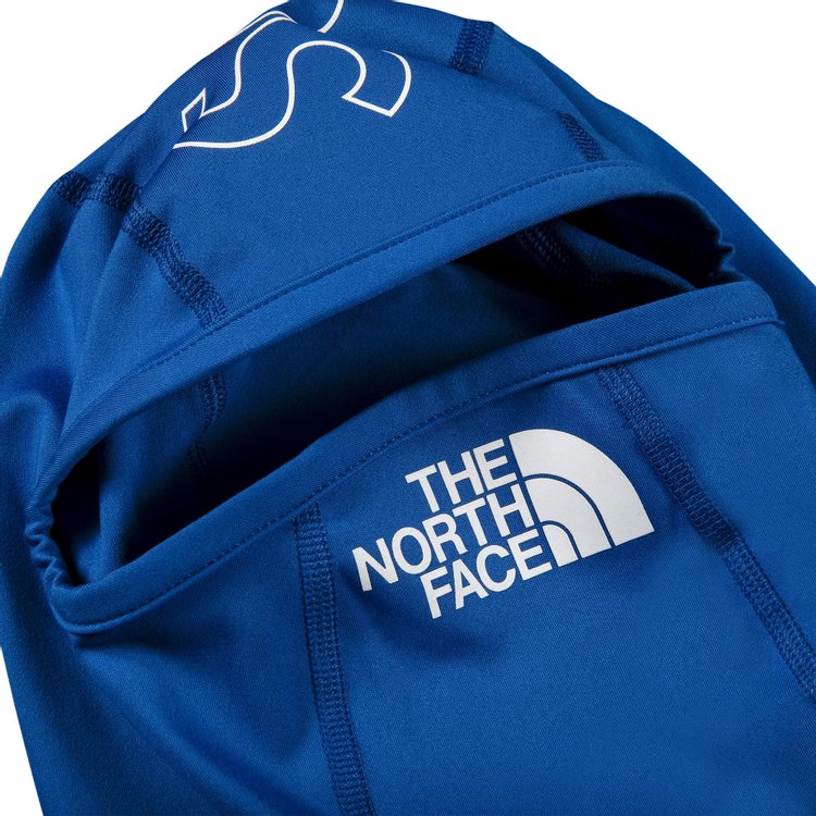 بلوزة Supreme x The North Face ذات الطبقة الأساسية بأكمام طويلة باللون الأزرق