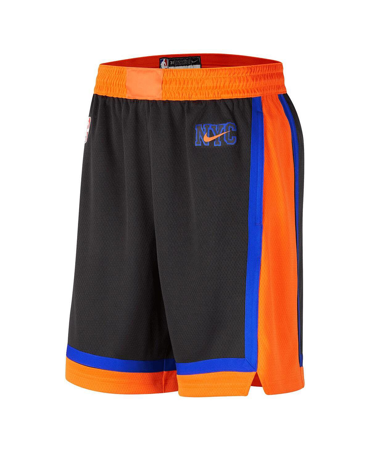 Men's black new york knicks 2022/23 city edition swingman Nike shorts, black