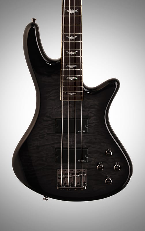 Bass guitar Schecter Stiletto Extreme-4, See Thru Black