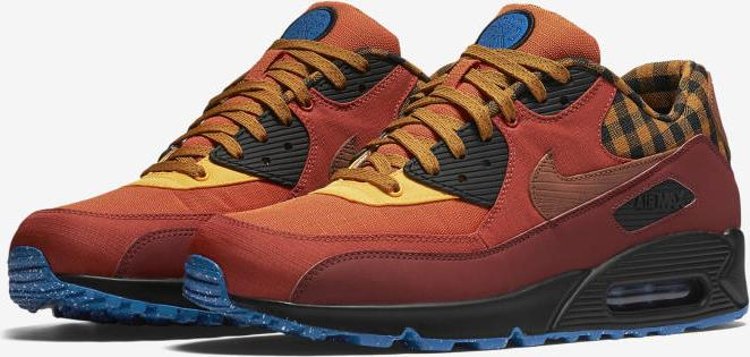 Nike Air Max 90 Premium 'Camping' Sneakers, Brown