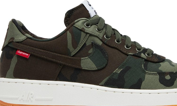 حذاء Nike Supreme x Air Force 1 Low Premium '08 NRG 'Camo'، بني