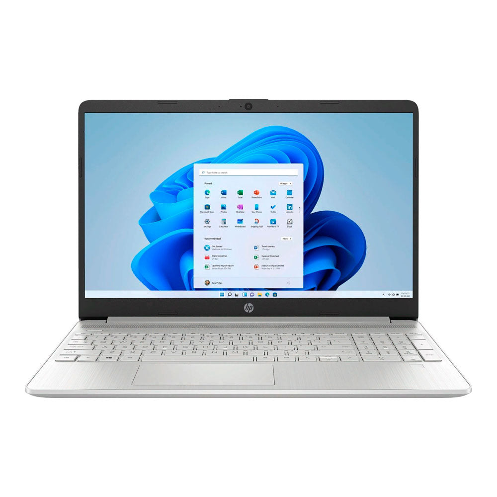 كمبيوتر محمول HP 15-dy5073dx، شاشة 15.6 بوصة عالية الدقة، 16 جيجابايت/512 جيجابايت، معالج Intel i7-1255U، معالج Intel Iris Xe، رمادي، لوحة مفاتيح إنجليزية