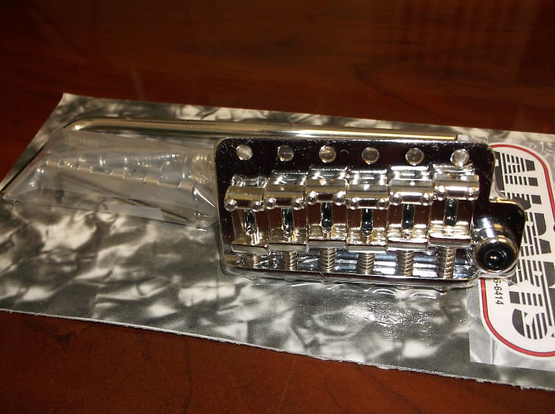 Gotoh 510T-SF2 Tremolo Guitar Bridge - CHROME Allparts SB-5325-010