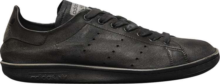 حذاء رياضي Adidas Balenciaga x Adidas Stan Smith 'Worn-Out - Black' باللون الأسود