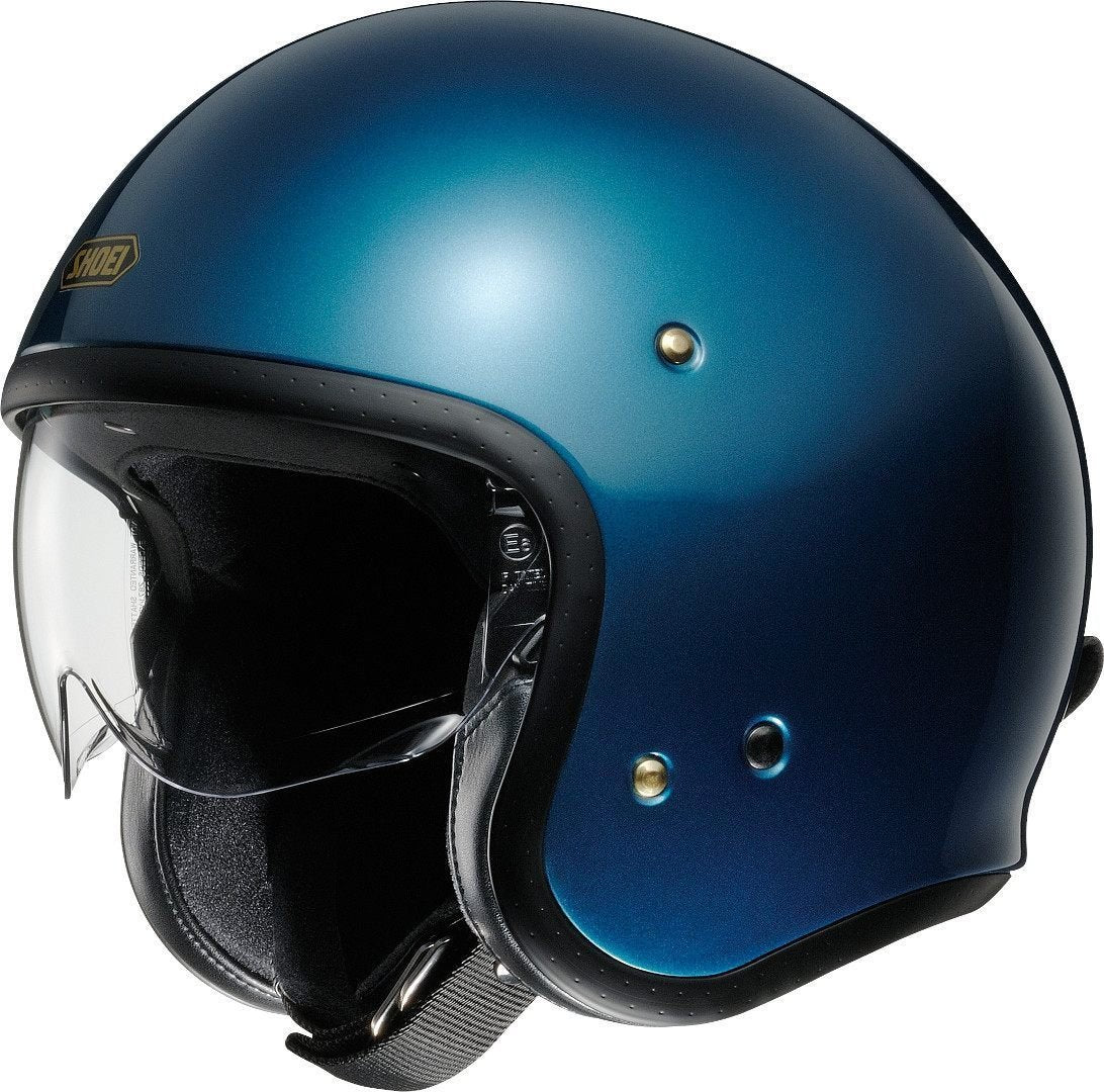 Shoei J Jet helmet, blue