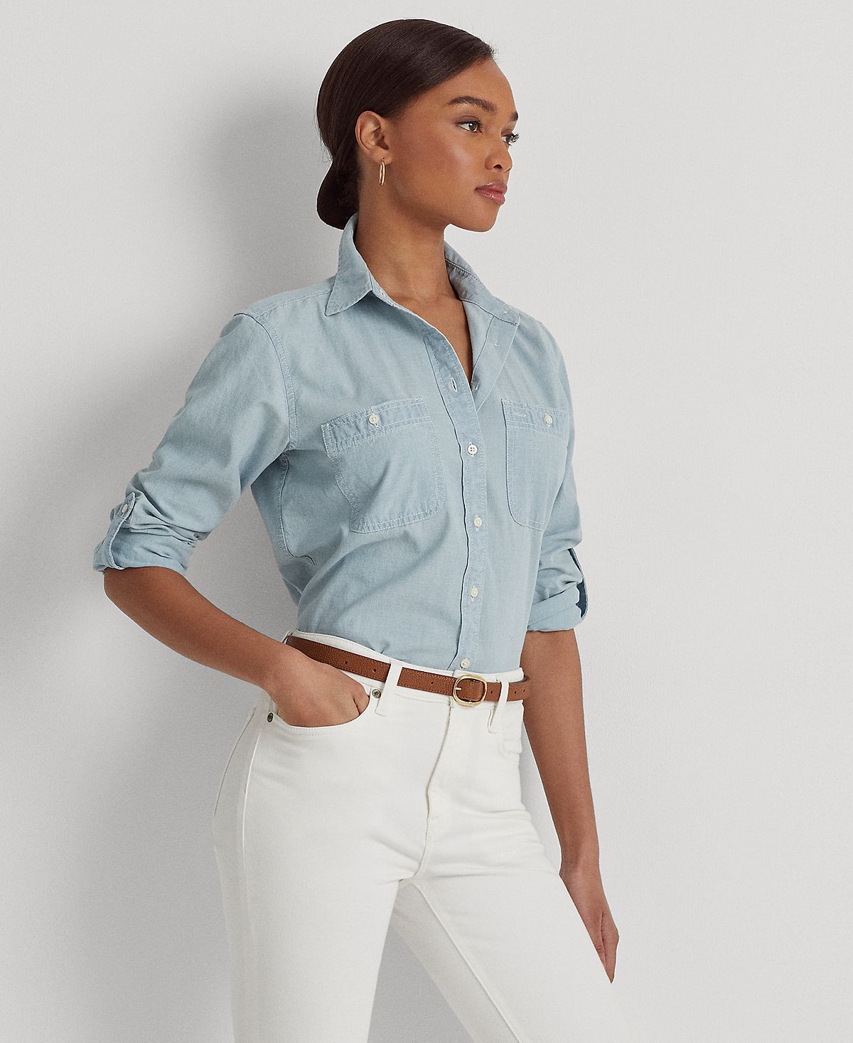 Lauren Ralph Lauren Cotton Chambray Shirt