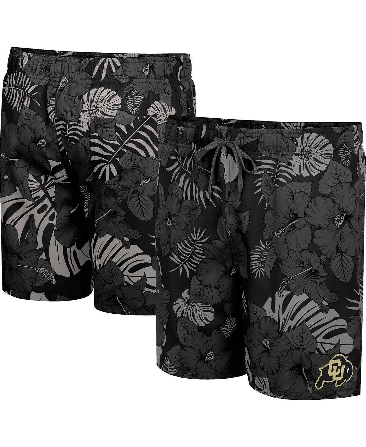 Men's Black Colorado Buffaloes The Dude Colosseum Swim Shorts