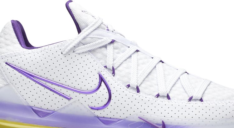 Nike LeBron 17 Low 'Lakers' Sneakers, White