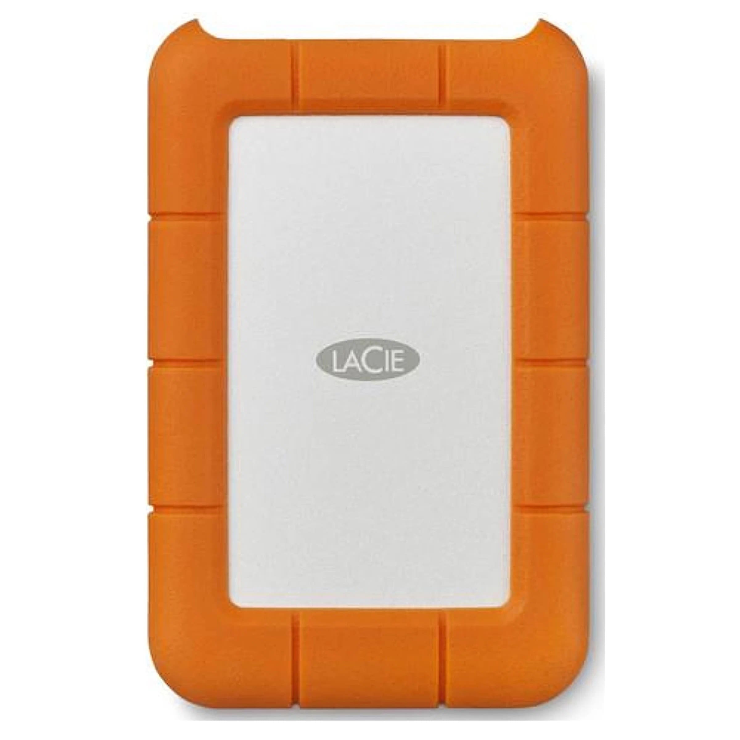 هارد ديسك خارجي LaCie Rugged Mini، سعة 2 تيرابايت، برتقالي