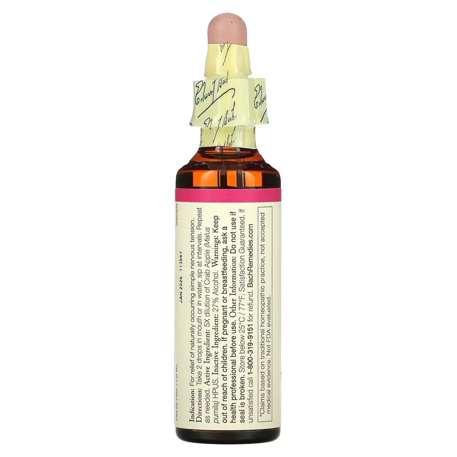 Bach Original Flower Remedies wild apple, 20 ml