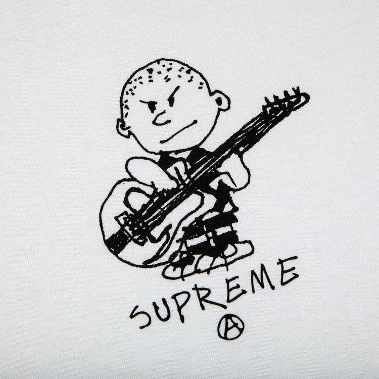 تي شيرت Supreme Rocker باللون الأبيض