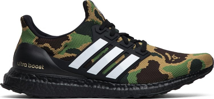 Adidas A Bathing Ape x UltraBoost 4.0 'Green Camo' sneakers, green