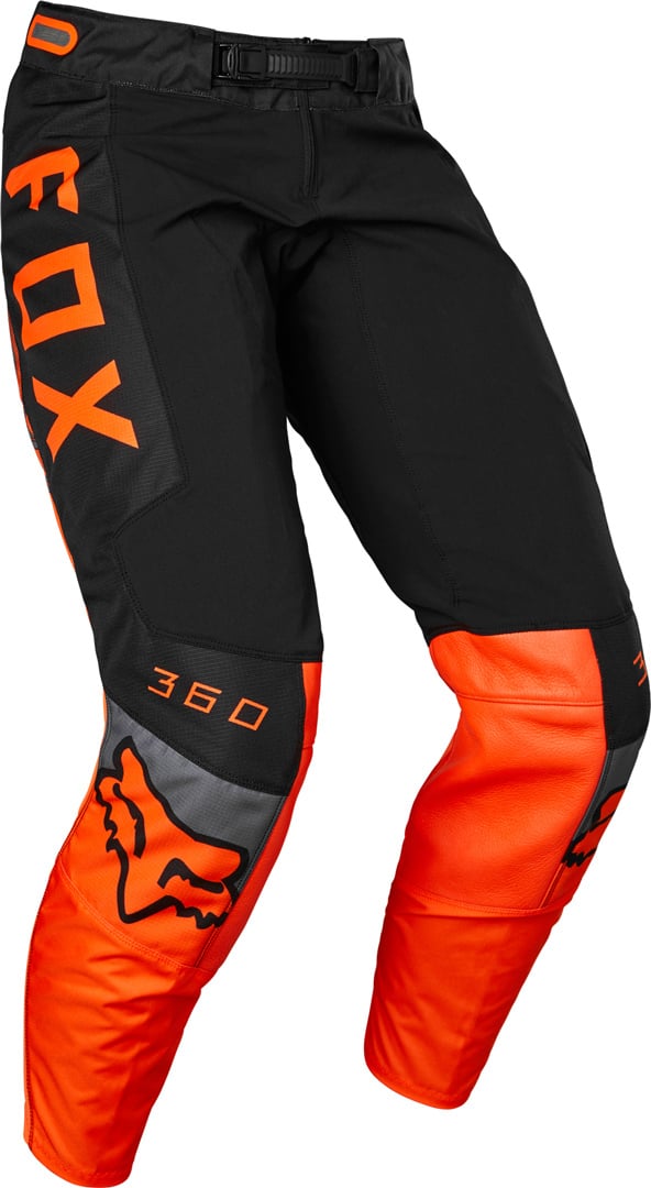 FOX 360 Dier Youth Motocross Pants, Black/Orange